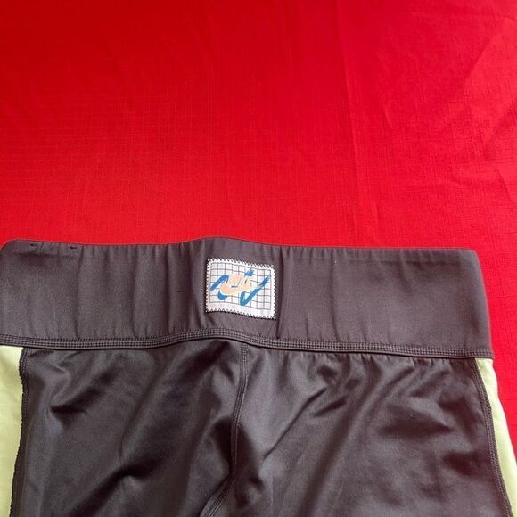 Nike Black Green White Color block Retro Y2K Track Pants Size XL - Picture 8 of 11